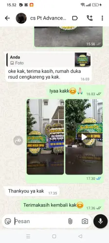 Testimonial Papan Bunga Pernikahan hayam wuruk